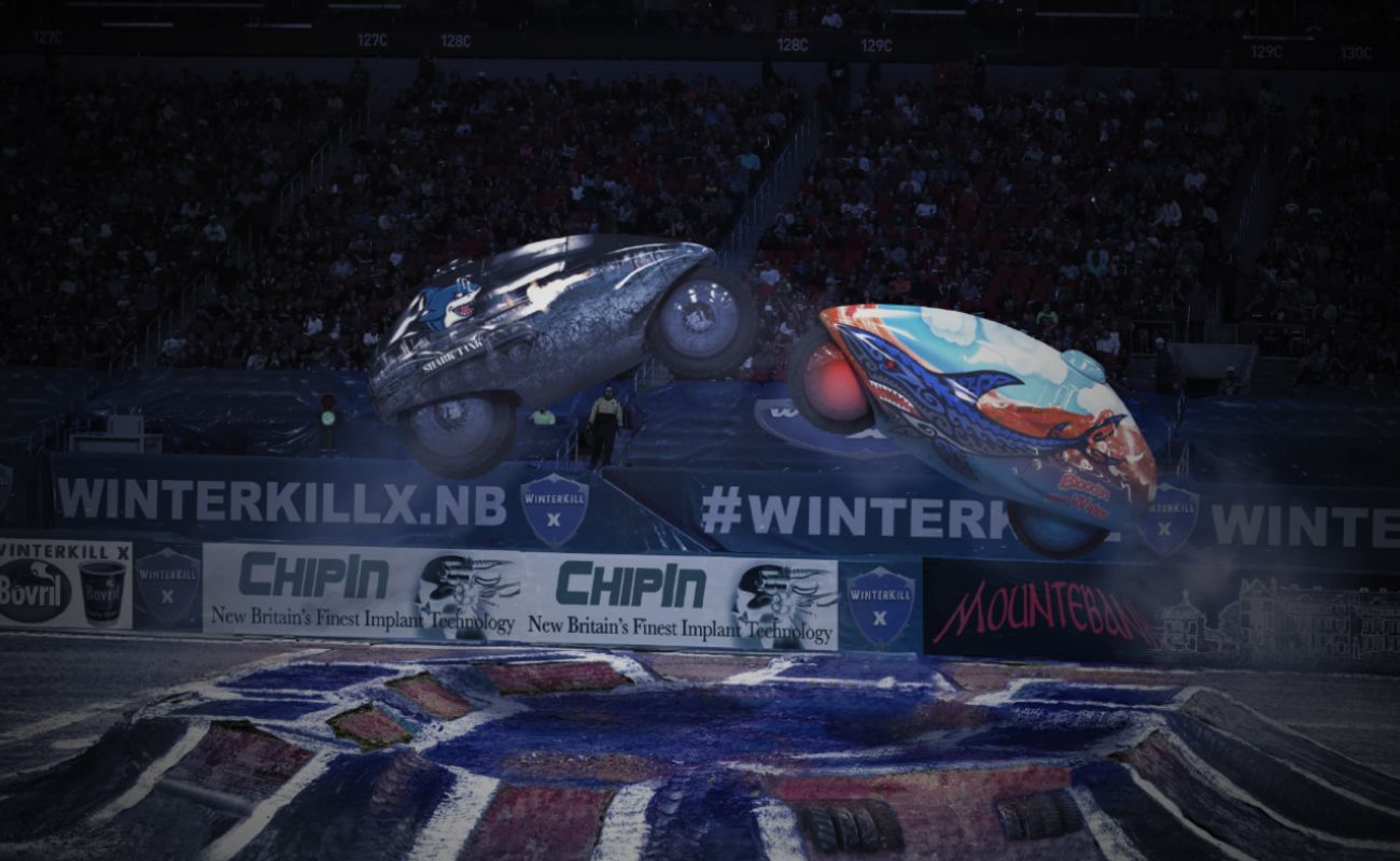 Hybrid monster-truck rallies/wars-in-a-box exploded in popularity after the apocalypse.